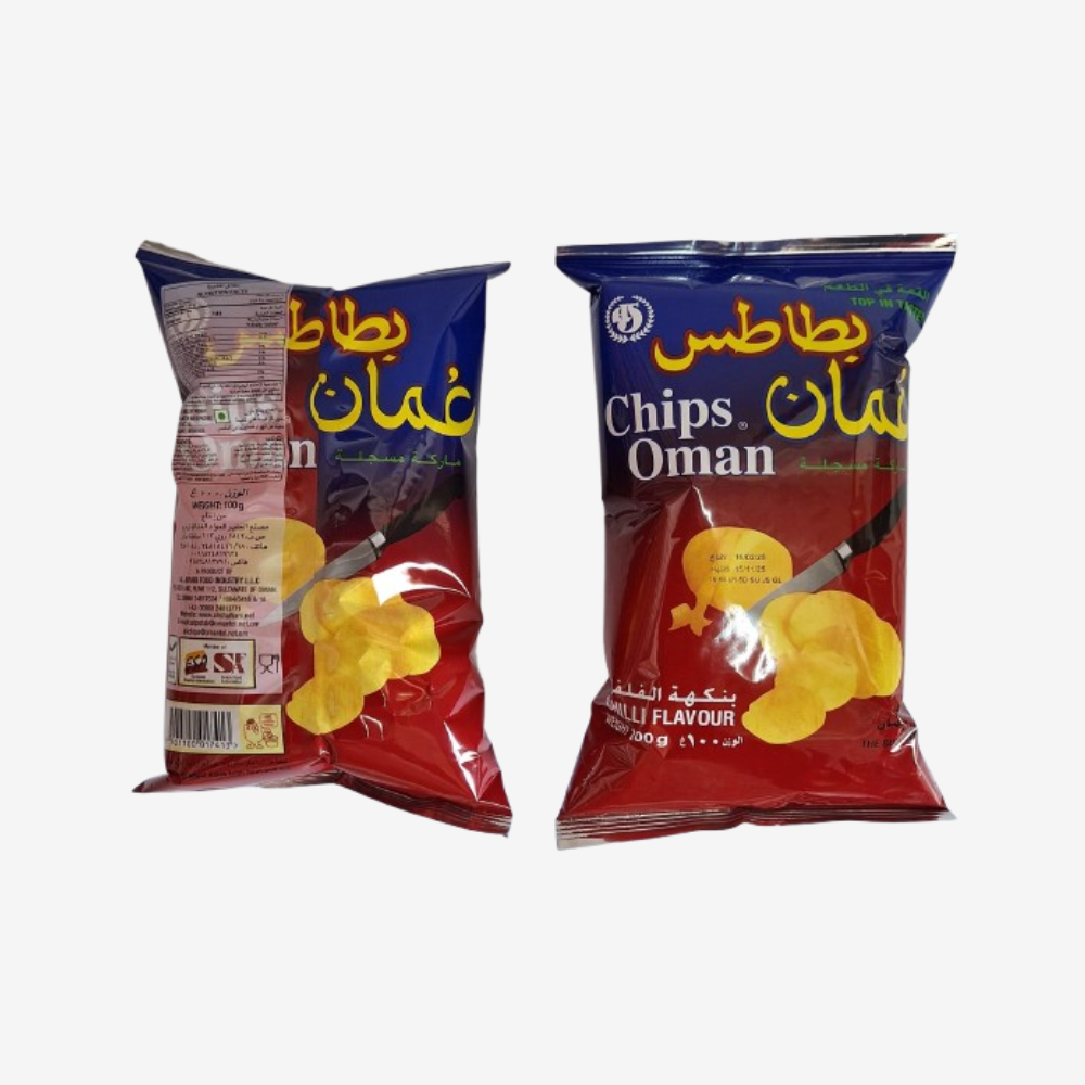 Chips Oman 100gm wholesale distributor in uae